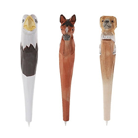 Mua Wooden Hand-Carved Ballpoint Pen Animal Shapes - Dinosaur tại Magideal2 Mua Wooden Hand-Carved Ballpoint Pen Animal Shapes - Dinosaur tại Magideal2