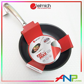 Chảo Inox Cao Cấp 2 Lớp Đáy Liền Elmich Tri-Max