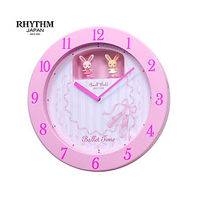 Mua Đồng hồ treo tường Nhật Bản RHYTHM Magic Motion 4MH893WD13  Kt 37.3 x 37.3 x 7.9cm  2.1kg  Vỏ nhựa  dùng PIN