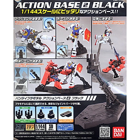 PHỤ KIỆN ĐỒ CHƠI ACTION BASE 2 BLACK BANDAI MÔ HÌNH LẮP RÁP