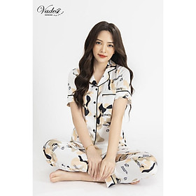 váy ngủ ngắn tay phong cách công chúa in hoa mới chất lượng cao phục vụ tại  nhà mùa hè  Shopee Việt Nam