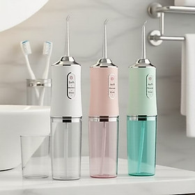 ￼Máy tăm nước xung quốc tế, nha sĩ khuyên dùng – ngăn cao răng, bảo vệ răng khỏe, dễ mang theo