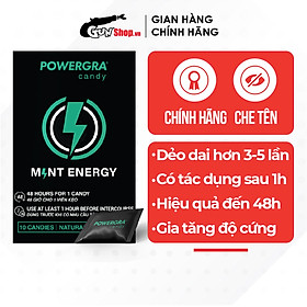 Kẹo bạc hà hỗ trợ nam giới Powergra Mint Energy - Hộp 10 viên | GUNSHOP VIỆT NAM