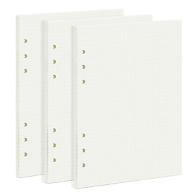 135 tờ A5 Giấy sạc trong dòng chấm chấm, lưới 6 tờ rơi di động cho A5 A5 Bullet Carnet Cahier de Voyage