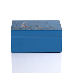 Hộp sơn mài vẽ tay họa tiết cá chép - HOPPC018