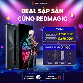 Mua Điện thoại Nubia Redmagic 6S Pro - (12+128GB/16+256GB) | Hỗ trợ Tiếng Việt | Snapdragon 888 | Màn hình AMOLED 6.8  |Pin 5050 mAh | Sạc nhanh 66W - Chơi Game cực đỉnh - Hàng Chính Hãng