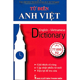 Từ Điển Anh Việt 77.000 Từ (CM)