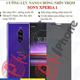 Dán chống nhìn trộm dành cho Sony Xperia 1 - Dán cường lực dẻo nano