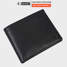 Bóp Ví Nam Da Bò Thật 4U Dáng Ngang Cao Cấp Sang Trọng FA240