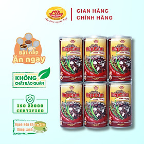 Cháo Nếp Cẩm Minh Trung 365g Không Chất Bảo Quản - Combo 6 Lon Cháo Nếp Cẩm 6