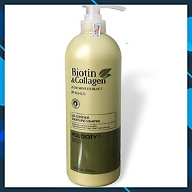 Dầu Gội Voudioty Nourishing Oil Control Biotin &Amp; Collagen Xanh Rêu Mềm...