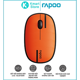 Chuột không dây Rapoo M650 Silent -phiên bản World Cup (Anh, Argentina, Brazil, Hà Lan, Pháp, Đức) - Kết nối đa thiết bị - Hàng Chính Hãng