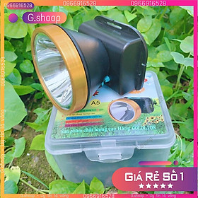 Mua Đèn pin siêu sáng đôi đầu A5_ 50W kèm sạc và dây đeo