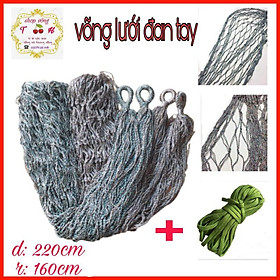 Mua Võng Lưới Treo Ngoài Trời kèm 3 mét Dây Dù. Võng Dù Đan Tay. Võng Đan Dây Dù