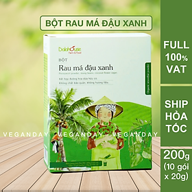 Bột Rau Má Đậu Xanh Dalahouse - 200g (10 gói 20g)