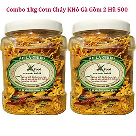 (Combo 1kg) 2 hũ cơm cháy lắc khô gà SK FOOD