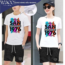 Áo Thun Cặp Đôi CouPLe, Có Bigsize Từ S Đến 8Xl, Form Slimfit, Cotton Thoáng Mát, ATTY28- Thời Trang Waoo