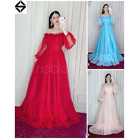 Đầm maxi dự tiệc mặc cưới TRIPBLE T DRESS - size M/L  MS165Y
