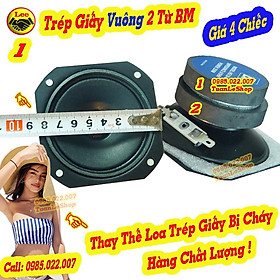 Mua LOA TREBLE GIẤY VUÔNG 2 TỪ BM 8cm – HÀNG CHẤT LƯỢNG - Giá 04 TREP GIẤY 8cm