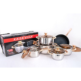 Mua Bộ nồi 6 Món 12 Chi Tiết Kaisa Villa Cao Cấp-Hàng Chính hãng