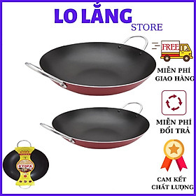 Chảo chống dính 2 quai sâu lòng size 34 cm và 26 cm - Chảo chống dính 2 quai cao cấp