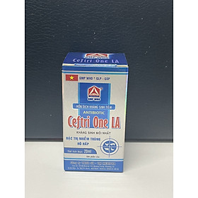 CEFTRI ONE LA 20ML - ĐẶC TR.Ị NHIỄM TRÙNG HÔ HẤP