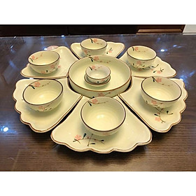 Mua Bộ sản phẩm hoa mặt trời gốm sứ Bát Tràng