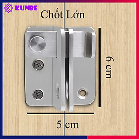 Chốt Khóa Cài Cửa Loại Lớn Có Lỗ Cài KUNBE, Gài Cây Gạt, Dày Dặn Chắc Chắn, Hàng Cao Cấp Tiện Dụng