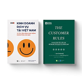 Sách COMBO KIẾM TIỀN TỪ DỊCH VỤ ĐỈNH CAO (Kinh doanh dịch vụ tại Việt Nam + The Customer Rules) - Bản Quyền