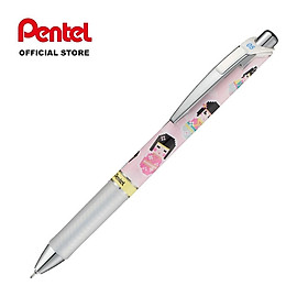 Bút Gel Pentel Kawaii+5 Pixel Art BLN75KW|Trơn Mượt Siêu Nhanh Khô |Phong Cách Nhật Bản(Mẫu Mới Nhất)