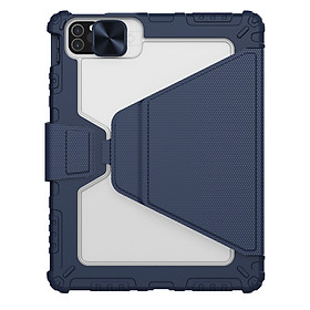 Bao da cho iPad Air 5 2022  iPad Air 4 2020 10.9 inch Nillkin Bumper SnapSafe Case Tích hợp khe cắm bút, Nắp tháo rời từ tính điều chỉnh tự do ở mọi góc 360 - Hàng 