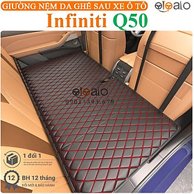 Giường đệm da xe ô tô Infiniti Q50 PU cao cấp - OTOALO