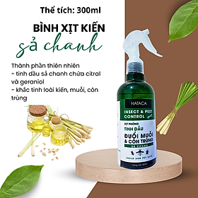 Bình xịt kiến Hataca 100% thiên nhiên-an toàn cho gia đình