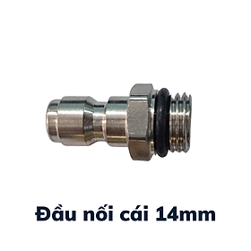 Mua Khớp nối nhanh 1/4  đầu nối nhanh chống xoắn dây 14mm  nối lắp súng  bình tạo bọt cho máy rửa xe