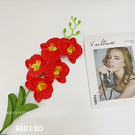 Mua Hoa giả - Hoa Lan Hồ Điệp Lucas 60cm trang trí bền  đẹp  sang trọng