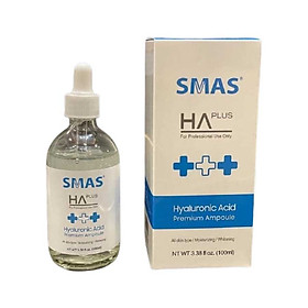  Thương hiệu: SMAS Tinh Chất Serum HA cấp ẩm mịn da -HA plus Hyaluronic Acid premium Ampoule 100ml