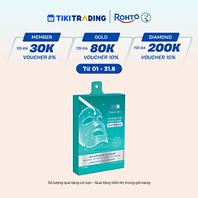 Hộp mặt nạ tinh chất làm dịu và cải thiện da mụn, nhạy cảm cao cấp Hada Labo Premium Pore Care Serum Mask (115g/5 miếng)