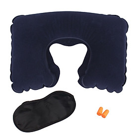 Mua Combo Gối Hơi + Bịt Mắt + Bịt Tai Du Lịch Siêu Tiện Lợi