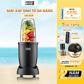 Máy xay sinh tố đa năng Lebenlang LBL2628, dung tích 700ml, công suất 600W, tiện lợi cho gia đình, bảo hành 2 năm - hàng chính hãng