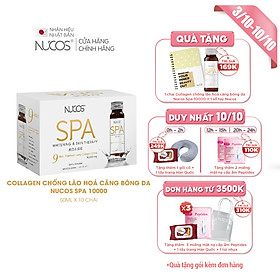 Collagen nước ngăn lão hóa Nucos Spa 10.000 hộp 10 chai