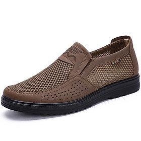 LCRTZKG Lưới Breathable Slipper Giày thể thao nam Giày thể thao nam Quần vợt 38-48 Giày đế bằng mềm nhẹ Thời trang giải trí cho nam giới mùa hè