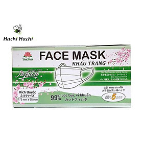 Hình ảnh Khẩu trang Y Tế Face Mask 3 lớp 55 cái (màu trắng)