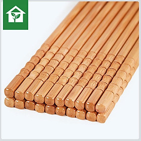 Mua ( K hóa chất)  1 Đôi đũa tre tự nhiên cao cấp khắc hoa văn thủ công hàng xuất khẩu chất lượng cao