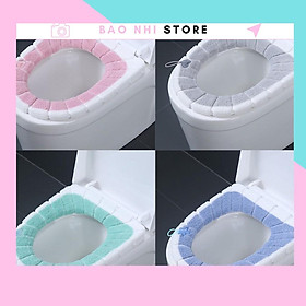 Mua Miếng lót bồn cầu nỉ lông chống lạnh MẪU MỚI có dây kéo 88205
