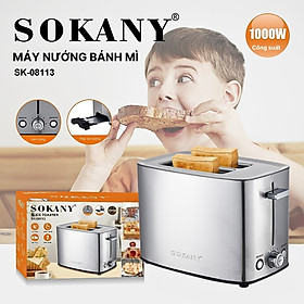 Mua Máy nướng bánh mì Sandwich tự động SOKANY SK-08113 nướng nhanh chín  phù hợp cho bữa sáng gia đình - HÀNG CHÍNH HÃNG