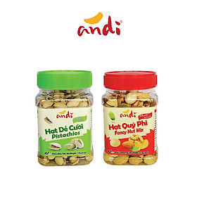 Combo hạt dẻ cười 170g - Hạt quý phi 227g