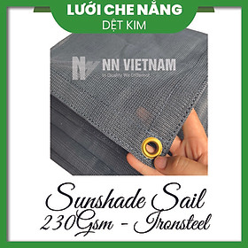 Mua ⌈3M x 4M⌋ Lưới che nắng 80% màu xám - 230gsm HÀNG CAO CẤP Che nắng ban công  sân vườn