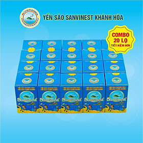 [Combo 20 lọ] Nước Yến sào Sanvinest Khánh Hòa dành cho trẻ em đóng lọ 62ml - 2011