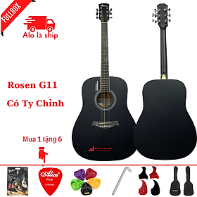 Đàn Guitar Acoustic Rosen G 11 + Tặng Kèm Bộ Phụ Kiện 6 Món