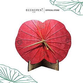 Mua Đồng Hồ Để Bàn Hình Lá Sen ECOLOTUS  Quà Tặng Tiệc Cưới  Quà Tặng Tết 2023  25x20Cm